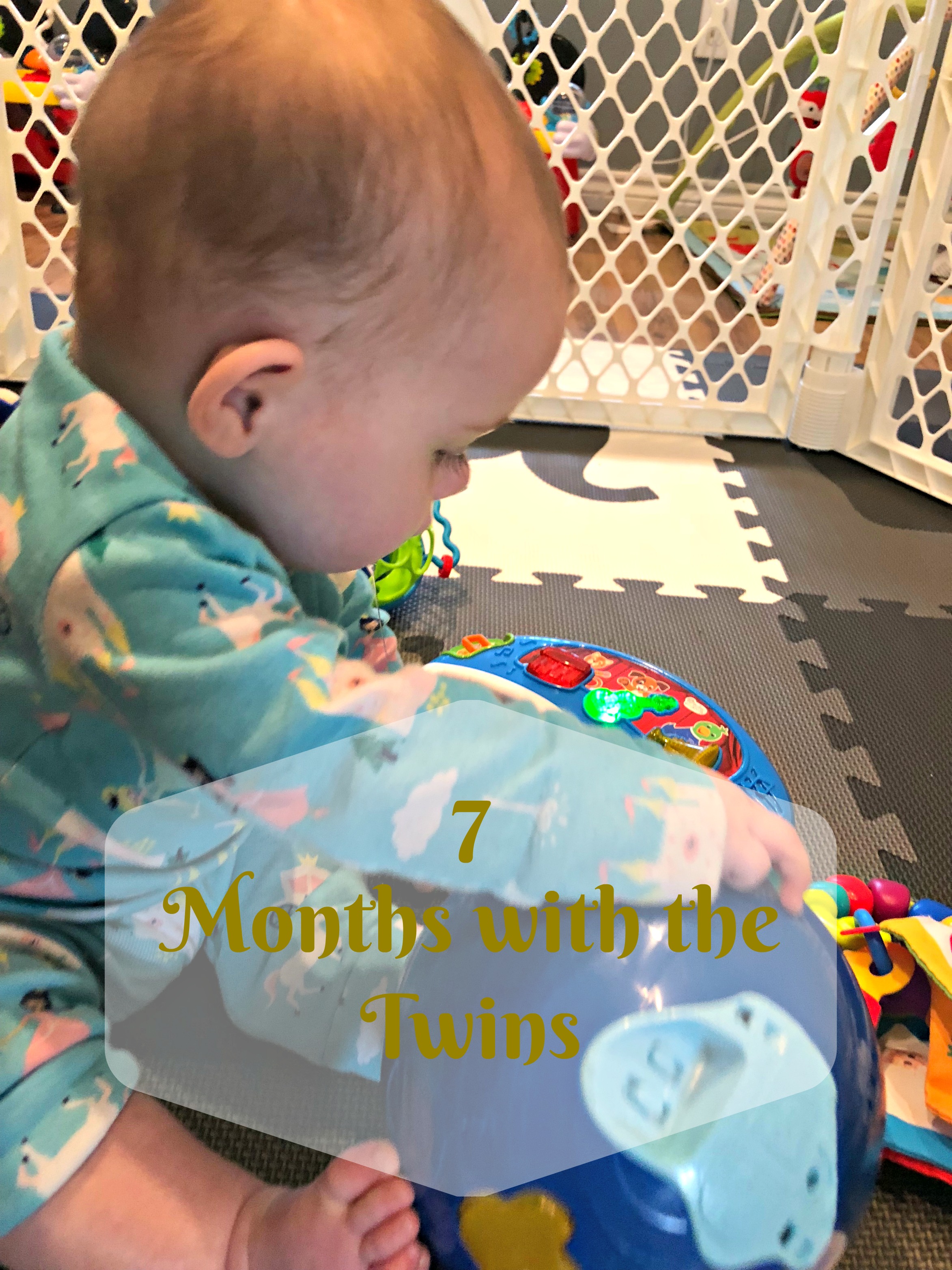 seven month old twins