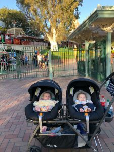 three month old babies at Disneyland