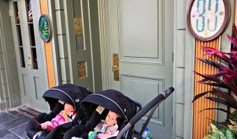 twin babies in New Orleans square